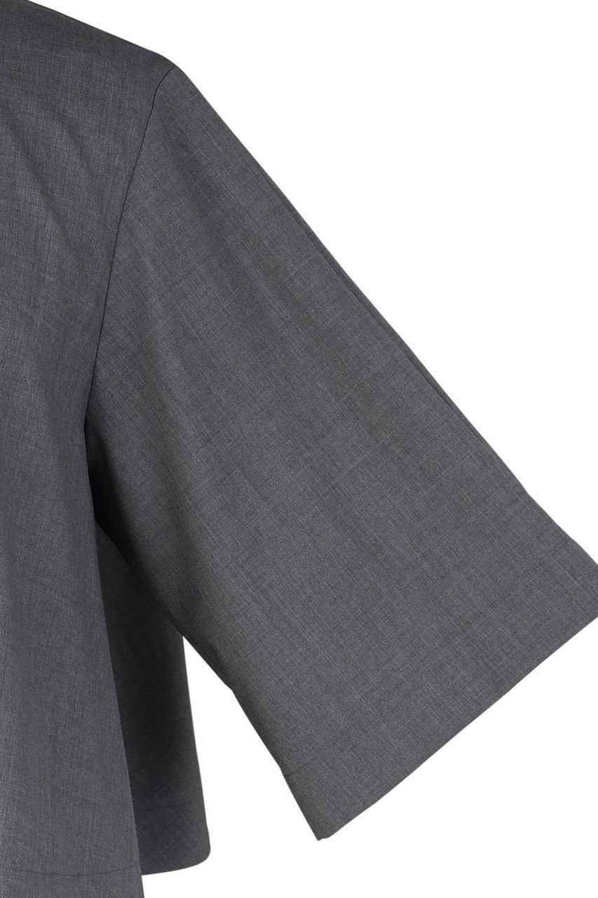 【オブリオ/AUBRIOT】のウーステッド テントトップス 人気、トレンドファッション・服の通販 founy(ファニー) 　ファッション　Fashion　レディースファッション　Fashion for Women　トップス・カットソー　Cut & Sew Tops　シャツ・ブラウス・オフィスカジュアル　Elegant Blouses & Button-Ups　イタリア　Italy　コンパクト　Compact, Small Size　ショート　Short, Short Length　スリーブ　Sleeve, Long Sleeve / Short Sleeve　スーツ　Suit, Formalwear　セットアップ　Set-Up, Coordinated Outfit　バランス　Balance, Style Balance　フレア　Flare, Flared　ペンシル　Pencil, Pencil Skirt　マニッシュ　Mannish, Boyish　メンズ　Men's, Menswear　other-6|ID: prp329100004729615 ipo3291000000035686610