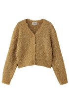 【オブリオ/AUBRIOT】のフィルムラメカーディガン ゴールド|ID: prp329100004729616 ipo3291000000036228496