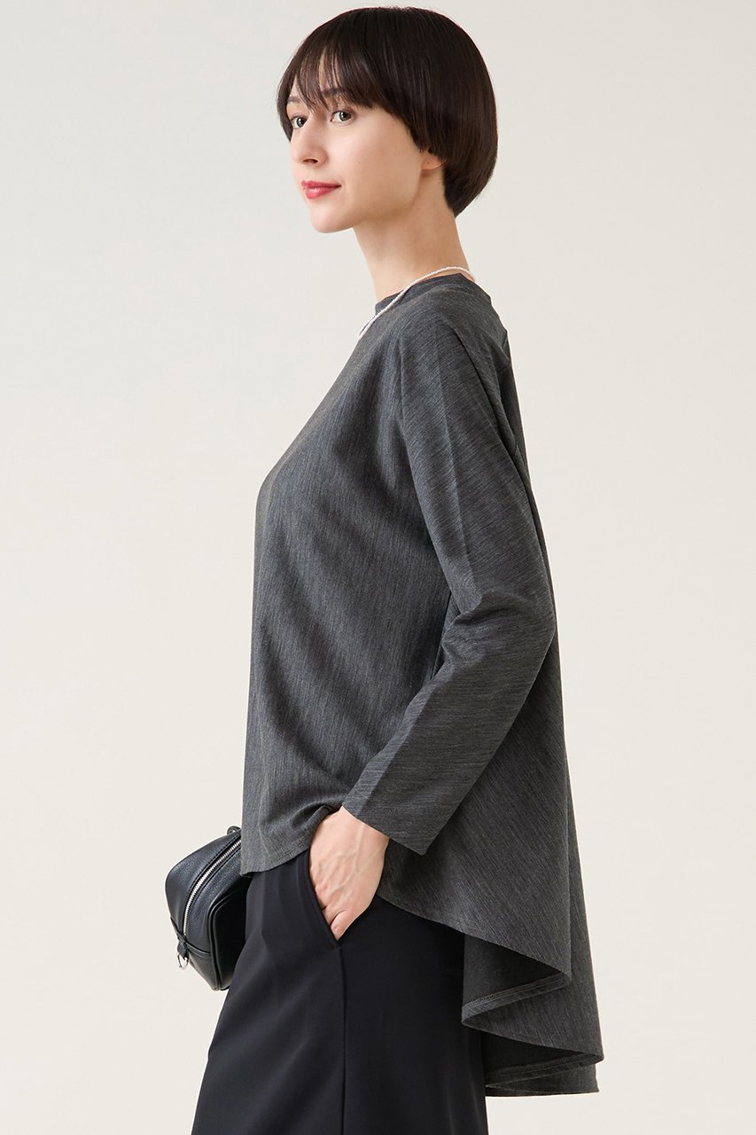 【マルティニーク/martinique】の《別注》【COGTHEBIGSMOKE】ABBY トップ 人気、トレンドファッション・服の通販 founy(ファニー) 　ファッション　Fashion　レディースファッション　Fashion for Women　トップス・カットソー　Cut & Sew Tops　シャツ・ブラウス・オフィスカジュアル　Elegant Blouses & Button-Ups　ロングTシャツ・Tシャツ　Longline T-Shirts & Tees　カットソー・ベーシックTシャツ　Cut-and-Sewn Tops / Stretch Tees & Basics　コレクション　Collection, Seasonal Line　シンプル　Simple, Minimal　スリーブ　Sleeve, Long Sleeve / Short Sleeve　トレンド　Trend, Trending Now　定番　Standard, Basic Item　フレア　Flare, Flared　フロント　Front, Front Design　別注　Limited Edition, Custom Order　リアル　Real, Realistic　ロング　Long, Long-Length　ロンドン　London Style, British Inspired　おすすめ　Recommended / Our Picks　日本製　Made In Japan　新作・新入荷　New Arrivals / New In　other-2|ID: prp329100004729624 ipo3291000000034167118