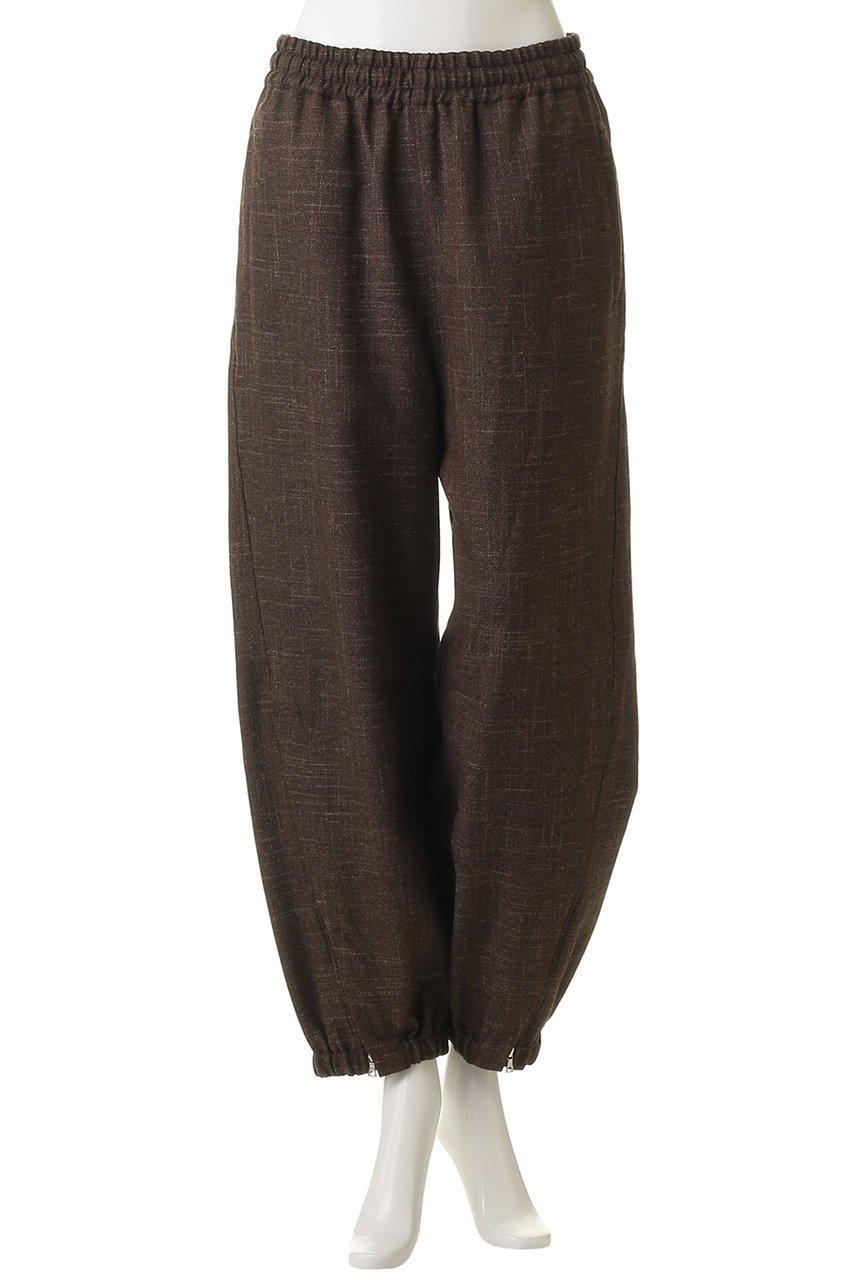 【マルティニーク/martinique】の【CURRENTAGE】Original fabric ジップパンツ 人気、トレンドファッション・服の通販 founy(ファニー) 　ファッション　Fashion　レディースファッション　Fashion for Women　パンツ　Pants & Trousers　ジップ　Zip, Zipper　スリット　Slit, Slit Detail　ツイード／ツィード　Choker, Choker Necklace　リネン　Linen, Linen Fabric　別注　Limited Edition, Custom Order　other-2|ID: prp329100004729634 ipo3291000000035835023