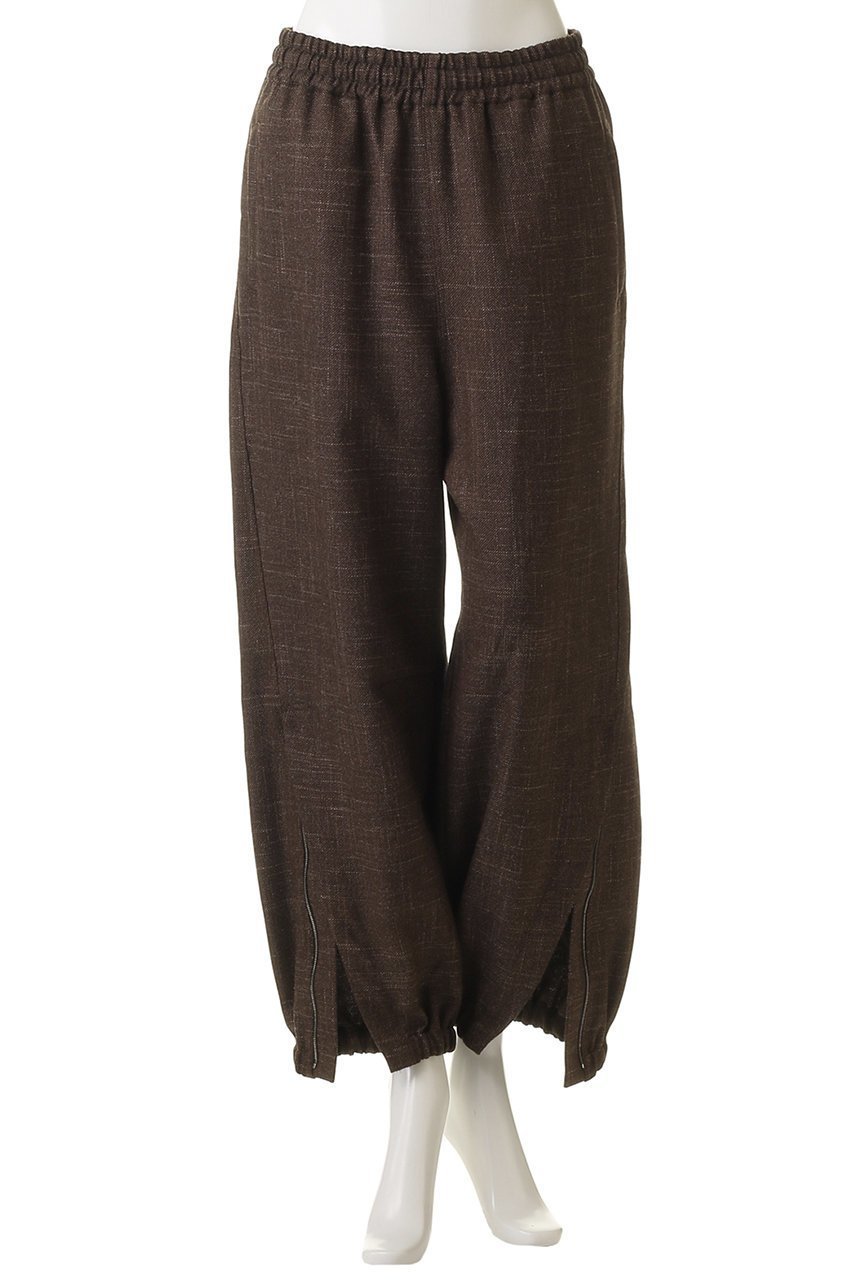 【マルティニーク/martinique】の【CURRENTAGE】Original fabric ジップパンツ 人気、トレンドファッション・服の通販 founy(ファニー) 　ファッション　Fashion　レディースファッション　Fashion for Women　パンツ　Pants & Trousers　ジップ　Zip, Zipper　スリット　Slit, Slit Detail　ツイード／ツィード　Choker, Choker Necklace　リネン　Linen, Linen Fabric　別注　Limited Edition, Custom Order　other-6|ID: prp329100004729634 ipo3291000000035835033