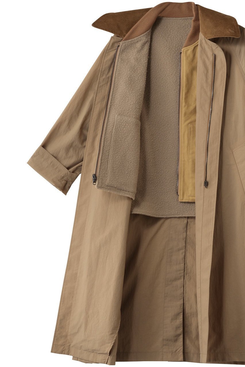 【マルティニーク/martinique】の【CURRENTAGE】Balrmacaan コート 人気、トレンドファッション・服の通販 founy(ファニー) 　ファッション　Fashion　レディースファッション　Fashion for Women　アウター　Coat / Outerwear Collection　コート・ロングコート・ピーコート　Long Coats, Peacoats & More　コーデュロイ　Corduroy, Cord Fabric　シンプル　Simple, Minimal　スポーティ　Sporty, Casual Athletic　ベスト　Vest, Waistcoat　ライナー　Liner, Inner Layer　リバーシブル　Reversible, Two-Sided　ロング　Long, Long-Length　新作・新入荷　New Arrivals / New In　other-6|ID: prp329100004729638 ipo3291000000034167226