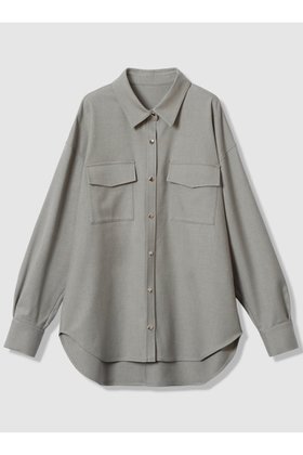 【アルアバイル/allureville】 サキソニーCPOシャツ人気、トレンドファッション・服の通販 founy(ファニー) ファッション Fashion レディースファッション Fashion for Women トップス・カットソー Cut & Sew Tops シャツ・ブラウス・オフィスカジュアル Elegant Blouses & Button-Ups シルバー Silver, Metallic Silver ジャケット Jacket, Outerwear スリーブ Sleeve, Long Sleeve / Short Sleeve タートル Turtleneck, Turtle Collar ドット Polka Dot, Dot Pattern ロング Long, Long-Length エレガント 上品 Elegant 新作・新入荷 New Arrivals / New In 秋 Autumn |ID:prp329100004729640