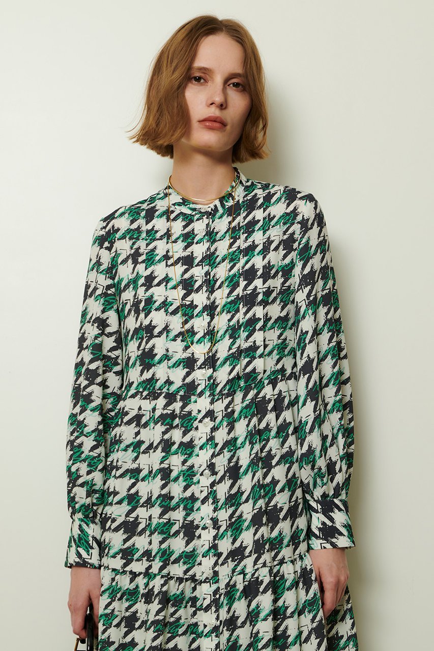 【アルアバイル/allureville】のチドリレタードワンピース 人気、トレンドファッション・服の通販 founy(ファニー) 　ファッション　Fashion　レディースファッション　Fashion for Women　ワンピース　Dresses　チュニック　Tunic Tops & Dresses　チュニック　Tunic, Long Top　ティアード　Tiered, Tiered Style　プリント　Print, Printed Pattern　ロング　Long, Long-Length　新作・新入荷　New Arrivals / New In　other-8|ID: prp329100004729642 ipo3291000000034167257