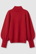 【アルアバイル/allureville】のパフタートルプルオーバー 人気、トレンドファッション・服の通販 founy(ファニー) ファッション Fashion レディースファッション Fashion for Women トップス・カットソー Cut & Sew Tops ニット Knit Tops & Sweaters カジュアルプルオーバー・ニットトップス Pullovers & Knit Tops / Casual Pullovers スリーブ Sleeve, Long Sleeve / Short Sleeve バランス Balance, Style Balance ベーシック Basic, Essential 新作・新入荷 New Arrivals / New In thumbnail レッド|ID: prp329100004729644 ipo3291000000034167264