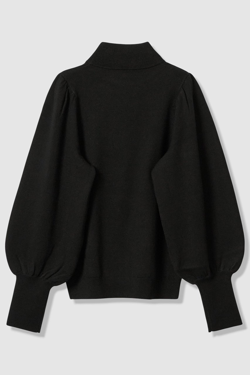 【アルアバイル/allureville】のパフタートルプルオーバー 人気、トレンドファッション・服の通販 founy(ファニー) 　ファッション　Fashion　レディースファッション　Fashion for Women　トップス・カットソー　Cut & Sew Tops　ニット　Knit Tops & Sweaters　カジュアルプルオーバー・ニットトップス　Pullovers & Knit Tops / Casual Pullovers　スリーブ　Sleeve, Long Sleeve / Short Sleeve　バランス　Balance, Style Balance　ベーシック　Basic, Essential　新作・新入荷　New Arrivals / New In　other-2|ID: prp329100004729644 ipo3291000000034167267