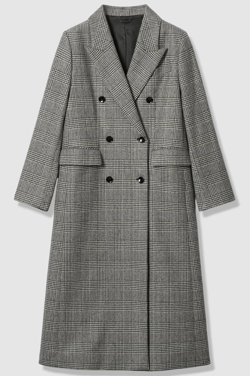 【アルアバイル/allureville】のグレンチェックロングチェスターコート インテリア・キッズ・メンズ・レディースファッション・服の通販 founy(ファニー) 　ファッション　Fashion　レディースファッション　Fashion for Women　アウター　Coat / Outerwear Collection　コート・ロングコート・ピーコート　Long Coats, Peacoats & More　チェスターコート・ロング丈アウター　Chester Coats / Chesterfield Long Coats　2025年　2025　2025-2026秋冬・A/W　Autumn/Winter 2025–26 AW25–26　おすすめ　Recommended / Our Picks　クール　Cool, Chic　チェスターコート　Chester Coat, Long Coat　チェック　Check, Plaid, Tartan　デニム　Denim, Jeans Material　フェミニン　Feminine, Girly　マニッシュ　Mannish, Boyish　メルトン　Melton, Heavy Wool　ロング　Long, Long-Length　ワイド　Wide, Wide Fit　エレガント 上品　Elegant　新作・新入荷　New Arrivals / New In　ブラックチドリ|ID: prp329100004729645 ipo3291000000034167270