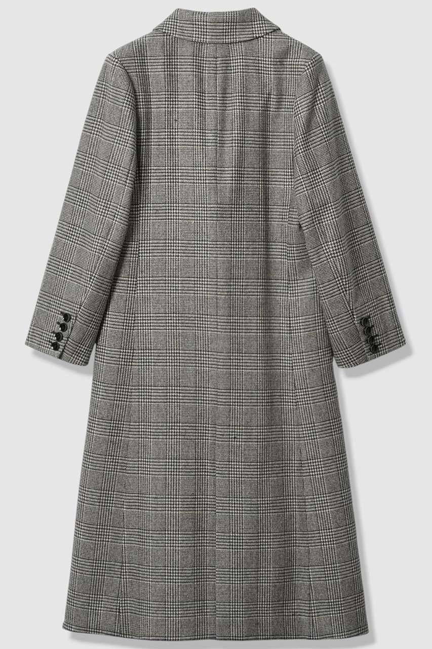 【アルアバイル/allureville】のグレンチェックロングチェスターコート 人気、トレンドファッション・服の通販 founy(ファニー) 　ファッション　Fashion　レディースファッション　Fashion for Women　アウター　Coat / Outerwear Collection　コート・ロングコート・ピーコート　Long Coats, Peacoats & More　チェスターコート・ロング丈アウター　Chester Coats / Chesterfield Long Coats　2025年　2025　2025-2026秋冬・A/W　Autumn/Winter 2025–26 AW25–26　おすすめ　Recommended / Our Picks　クール　Cool, Chic　チェスターコート　Chester Coat, Long Coat　チェック　Check, Plaid, Tartan　デニム　Denim, Jeans Material　フェミニン　Feminine, Girly　マニッシュ　Mannish, Boyish　メルトン　Melton, Heavy Wool　ロング　Long, Long-Length　ワイド　Wide, Wide Fit　エレガント 上品　Elegant　新作・新入荷　New Arrivals / New In　other-2|ID: prp329100004729645 ipo3291000000034167272