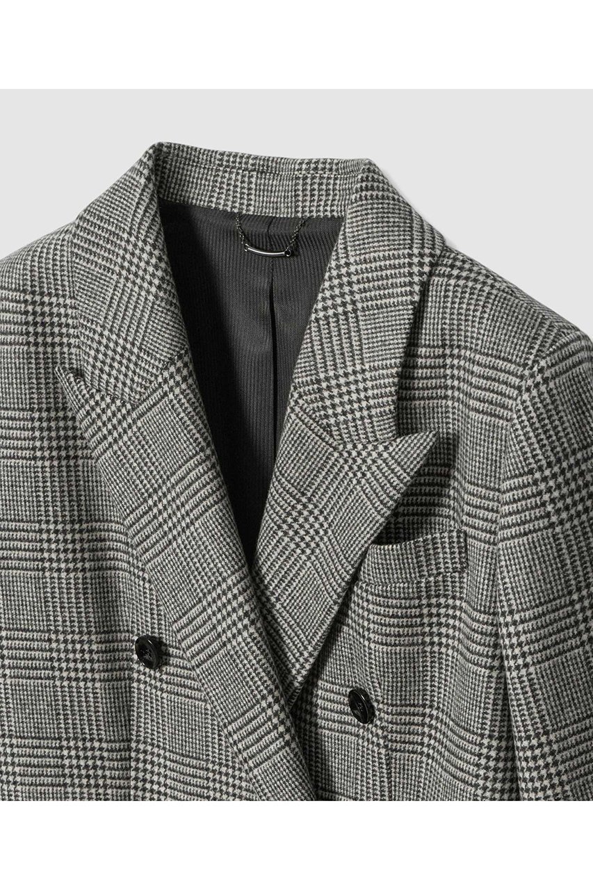 【アルアバイル/allureville】のグレンチェックロングチェスターコート 人気、トレンドファッション・服の通販 founy(ファニー) 　ファッション　Fashion　レディースファッション　Fashion for Women　アウター　Coat / Outerwear Collection　コート・ロングコート・ピーコート　Long Coats, Peacoats & More　チェスターコート・ロング丈アウター　Chester Coats / Chesterfield Long Coats　2025年　2025　2025-2026秋冬・A/W　Autumn/Winter 2025–26 AW25–26　おすすめ　Recommended / Our Picks　クール　Cool, Chic　チェスターコート　Chester Coat, Long Coat　チェック　Check, Plaid, Tartan　デニム　Denim, Jeans Material　フェミニン　Feminine, Girly　マニッシュ　Mannish, Boyish　メルトン　Melton, Heavy Wool　ロング　Long, Long-Length　ワイド　Wide, Wide Fit　エレガント 上品　Elegant　新作・新入荷　New Arrivals / New In　other-3|ID: prp329100004729645 ipo3291000000034167274