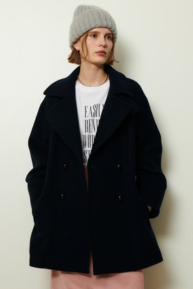【アルアバイル/allureville】 パイルメルトンデザインPコート人気、トレンドファッション・服の通販 founy(ファニー) ファッション Fashion レディースファッション Fashion for Women アウター Coat / Outerwear Collection コート・ロングコート・ピーコート Long Coats, Peacoats & More Pコート Pea Coats エレガント 上品 Elegant ショート Short, Short Length フレア Flare, Flared メルトン Melton, Heavy Wool 冬 Winter / This Winter 新作・新入荷 New Arrivals / New In |ID:prp329100004729647