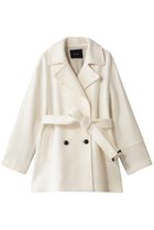 【アルアバイル/allureville】のパイルメルトンデザインPコート 人気、トレンドファッション・服の通販 founy(ファニー) ファッション Fashion レディースファッション Fashion for Women アウター Coat / Outerwear Collection コート・ロングコート・ピーコート Long Coats, Peacoats & More Pコート Pea Coats エレガント 上品 Elegant ショート Short, Short Length フレア Flare, Flared メルトン Melton, Heavy Wool 再入荷 Restock / Back in Stock 冬 Winter / This Winter thumbnail オフホワイト|ID: prp329100004729647 ipo3291000000034504886