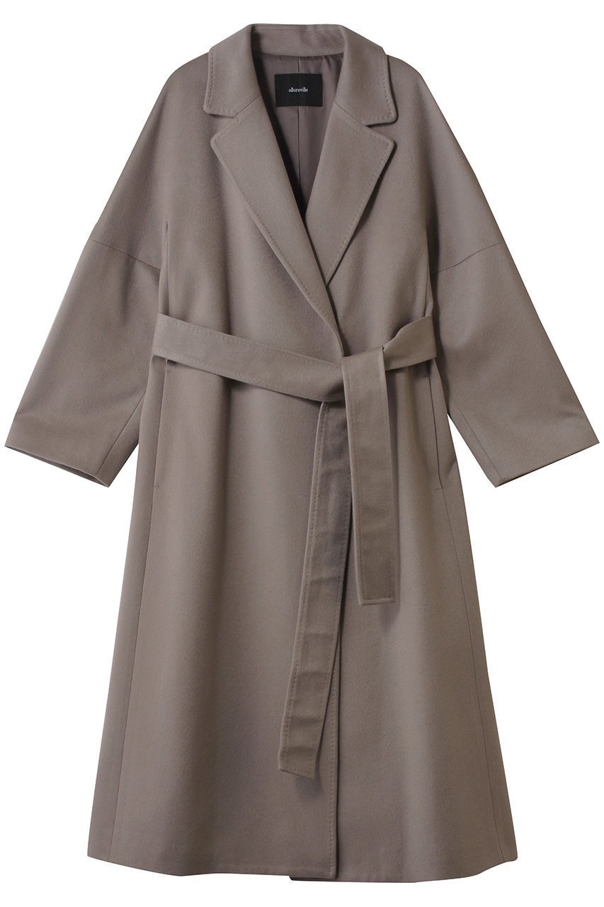 【アルアバイル/allureville】のカシミヤビーバーCO インテリア・キッズ・メンズ・レディースファッション・服の通販 founy(ファニー) 　ファッション　Fashion　レディースファッション　Fashion for Women　アウター　Coat / Outerwear Collection　コート・ロングコート・ピーコート　Long Coats, Peacoats & More　なめらか　Smooth, Silky Texture　バランス　Balance, Style Balance　リュクス　Luxury, Elegant, High-End, Chic　ロング　Long, Long-Length　エレガント 上品　Elegant　定番　Standard, Basic Item　新作・新入荷　New Arrivals / New In　カーキ|ID: prp329100004729652 ipo3291000000034167314