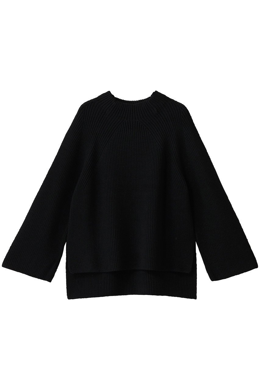 【バトナー/BATONER】のシグネチャー ボトル ネック インテリア・キッズ・メンズ・レディースファッション・服の通販 founy(ファニー) 　ファッション　Fashion　レディースファッション　Fashion for Women　トップス・カットソー　Cut & Sew Tops　ニット　Knit Tops & Sweaters　カジュアルプルオーバー・ニットトップス　Pullovers & Knit Tops / Casual Pullovers　シンプル　Simple, Minimal　ボトルネック　Bottle Neck, Mock Neck　新作・新入荷　New Arrivals / New In　ブラック|ID: prp329100004729657 ipo3291000000034167354