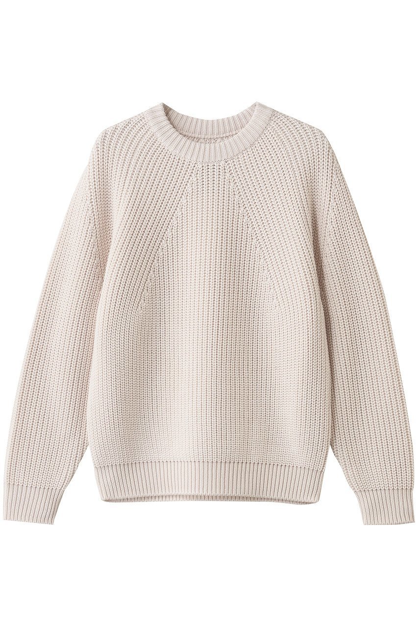 【バトナー/BATONER】のシグネチャー クルーネック インテリア・キッズ・メンズ・レディースファッション・服の通販 founy(ファニー) 　ファッション　Fashion　レディースファッション　Fashion for Women　トップス・カットソー　Cut & Sew Tops　ニット　Knit Tops & Sweaters　カジュアルプルオーバー・ニットトップス　Pullovers & Knit Tops / Casual Pullovers　スタンダード　Standard, Basic　定番　Standard, Basic Item　A/W・秋冬　Autumn/Winter　アイボリー|ID: prp329100004729659 ipo3291000000036066858