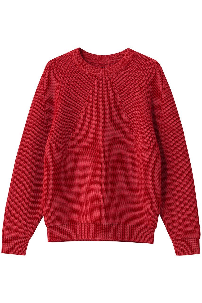 【バトナー/BATONER】のシグネチャー クルーネック インテリア・キッズ・メンズ・レディースファッション・服の通販 founy(ファニー) 　ファッション　Fashion　レディースファッション　Fashion for Women　トップス・カットソー　Cut & Sew Tops　ニット　Knit Tops & Sweaters　カジュアルプルオーバー・ニットトップス　Pullovers & Knit Tops / Casual Pullovers　スタンダード　Standard, Basic　定番　Standard, Basic Item　A/W・秋冬　Autumn/Winter　バーミリオン|ID: prp329100004729659 ipo3291000000036066860