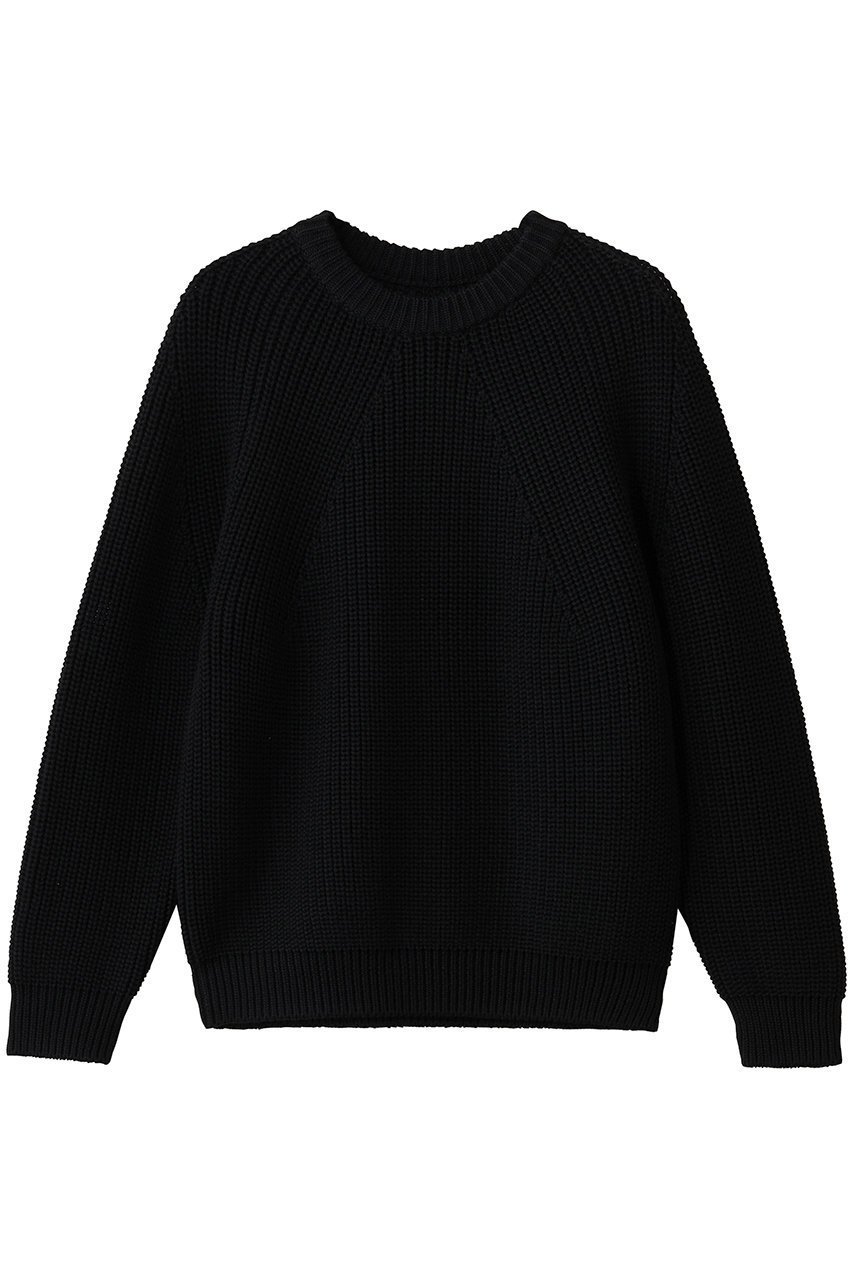 【バトナー/BATONER】のシグネチャー クルーネック インテリア・キッズ・メンズ・レディースファッション・服の通販 founy(ファニー) 　ファッション　Fashion　レディースファッション　Fashion for Women　トップス・カットソー　Cut & Sew Tops　ニット　Knit Tops & Sweaters　カジュアルプルオーバー・ニットトップス　Pullovers & Knit Tops / Casual Pullovers　スタンダード　Standard, Basic　定番　Standard, Basic Item　A/W・秋冬　Autumn/Winter　ブラック|ID: prp329100004729659 ipo3291000000036066862