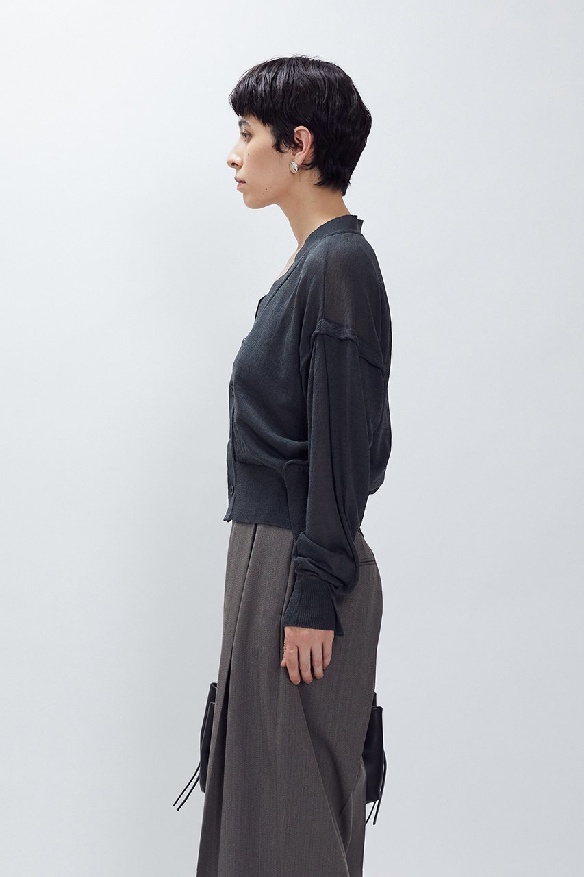 【プルミエ アロンディスモン/1er Arrondissement】の【NEPLA】カーディガン 人気、トレンドファッション・服の通販 founy(ファニー) ファッション Fashion レディースファッション Fashion for Women トップス・カットソー Cut & Sew Tops ニット Knit Tops & Sweaters カーディガン・羽織り Layered Style Cardigans カーディガン Cardigan, Knitwear シアー Sheer, See-Through other-6|ID: prp329100004729671 ipo3291000000035835137