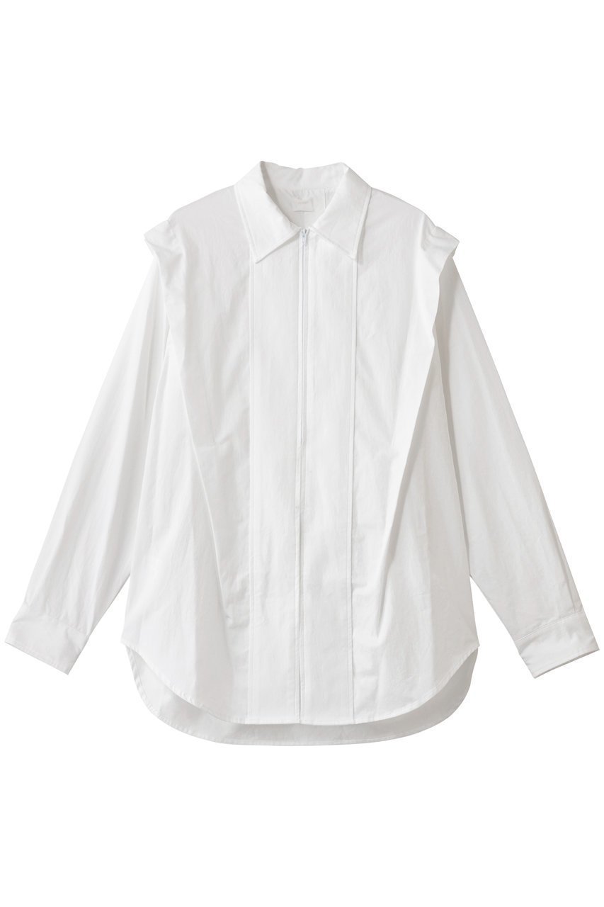 【プルミエ アロンディスモン/1er Arrondissement】の【NEPLA】ブラウス インテリア・キッズ・メンズ・レディースファッション・服の通販 founy(ファニー) 　ファッション　Fashion　レディースファッション　Fashion for Women　トップス・カットソー　Cut & Sew Tops　シャツ・ブラウス・オフィスカジュアル　Elegant Blouses & Button-Ups　スリット　Slit, Slit Detail　スリーブ　Sleeve, Long Sleeve / Short Sleeve　ロング　Long, Long-Length　新作・新入荷　New Arrivals / New In　ホワイト|ID: prp329100004729675 ipo3291000000034167470