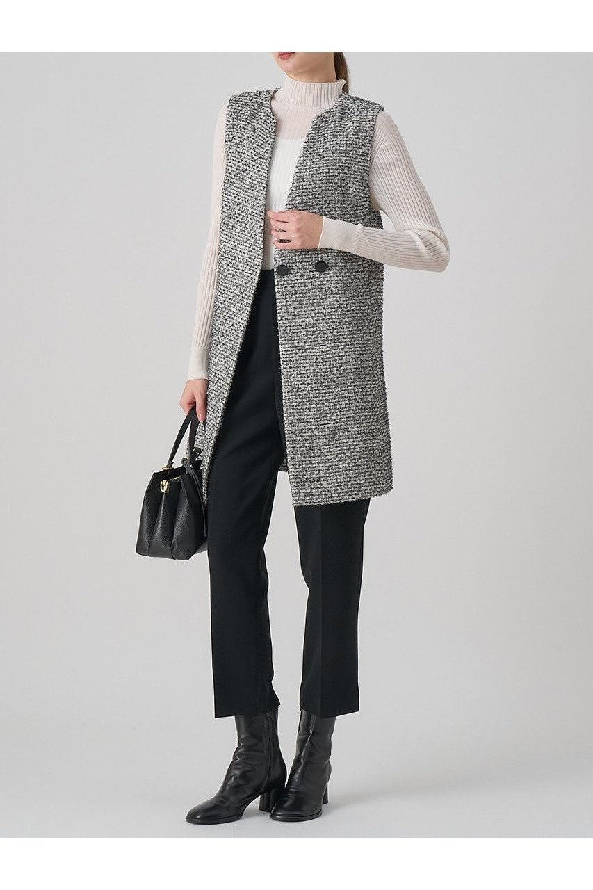 【アナイ/ANAYI】のダブルクロステーパードパンツ 人気、トレンドファッション・服の通販 founy(ファニー) 　ファッション　Fashion　レディースファッション　Fashion for Women　パンツ　Pants & Trousers　シンプル　Simple, Minimal　ストレッチ　Stretch, Stretchy Fabric　スリット　Slit, Slit Detail　センター　Center, Center Line　リラックス　Relax, Relaxed Fit　新作・新入荷　New Arrivals / New In　other-7|ID: prp329100004729680 ipo3291000000034167527
