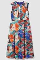 【アナイ/ANAYI】のアートフラワーフレア ワンピース 人気、トレンドファッション・服の通販 founy(ファニー) ファッション Fashion レディースファッション Fashion for Women ワンピース Dresses チュニック Tunic Tops & Dresses オレンジ Orange サテン Satin, Glossy Fabric シンプル Simple, Minimal スリット Slit, Slit Detail チュニック Tunic, Long Top フィット Fit, Slim Fit フラワー Flower, Floral フレア Flare, Flared プリント Print, Printed Pattern ロング Long, Long-Length 新作・新入荷 New Arrivals / New In |ID:prp329100004729684