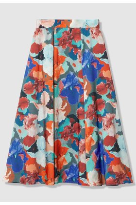 【アナイ/ANAYI】 アートフラワータックフレア スカート人気、トレンドファッション・服の通販 founy(ファニー) ファッション Fashion レディースファッション Fashion for Women スカート Skirts Aライン・フレアスカート A-Line & Flared Skirts ロングスカート Long Skirts / Maxi & Midi Skirts オレンジ Orange サテン Satin, Glossy Fabric シンプル Simple, Minimal フラワー Flower, Floral フレア Flare, Flared プリント Print, Printed Pattern ロング Long, Long-Length 新作・新入荷 New Arrivals / New In |ID:prp329100004729685