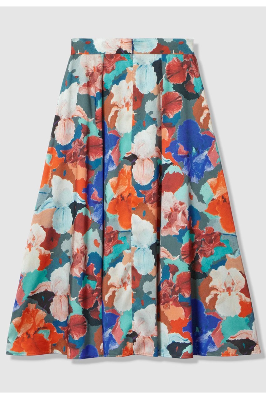 【アナイ/ANAYI】のアートフラワータックフレア スカート 人気、トレンドファッション・服の通販 founy(ファニー) ファッション Fashion レディースファッション Fashion for Women スカート Skirts Aライン・フレアスカート A-Line & Flared Skirts ロングスカート Long Skirts / Maxi & Midi Skirts オレンジ Orange サテン Satin, Glossy Fabric シンプル Simple, Minimal フラワー Flower, Floral フレア Flare, Flared プリント Print, Printed Pattern ロング Long, Long-Length other-2|ID: prp329100004729685 ipo3291000000036066900