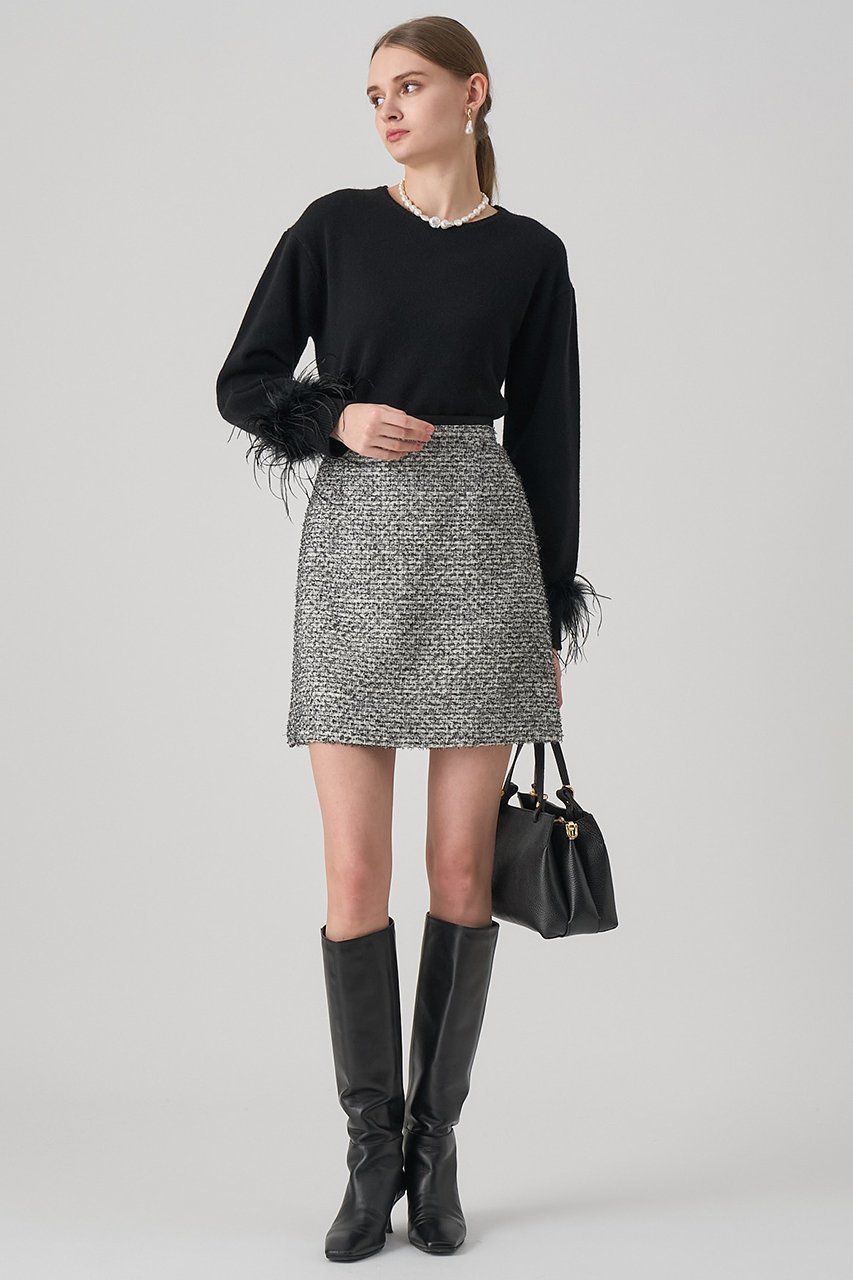 【アナイ/ANAYI】のフェザーバングル プルオーバー 人気、トレンドファッション・服の通販 founy(ファニー) ファッション Fashion レディースファッション Fashion for Women トップス・カットソー Cut & Sew Tops ニット Knit Tops & Sweaters カジュアルプルオーバー・ニットトップス Pullovers & Knit Tops / Casual Pullovers バランス Balance, Style Balance バングル Bangle, Bracelet フェザー Feather, Feather Detail ミドル Middle Length, Mid Height リアル Real, Realistic リラックス Relax, Relaxed Fit ループ Loop, Loop Knit other-7|ID: prp329100004729687 ipo3291000000035971978