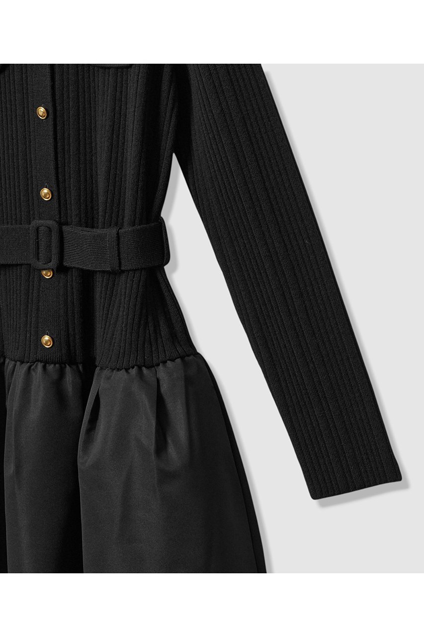 【アナイ/ANAYI】のグログランコンビベルト付き ワンピース 人気、トレンドファッション・服の通販 founy(ファニー) 　ファッション　Fashion　レディースファッション　Fashion for Women　ワンピース　Dresses　チュニック　Tunic Tops & Dresses　ベルト&ウエストマーク　Belts & Waist Accessories　エレガント 上品　Elegant　ギャザー　Gathered, Ruffled　クラシック　Classic, Timeless Style　グログラン　Grosgrain, Grosgrain Ribbon　チュニック　Tunic, Long Top　ドッキング　Docking, Mixed Material　ペチコート　Petticoat, Underskirt　ポケット　Pocket, Pocket Detail　ロング　Long, Long-Length　新作・新入荷　New Arrivals / New In　other-6|ID: prp329100004729689 ipo3291000000034167599