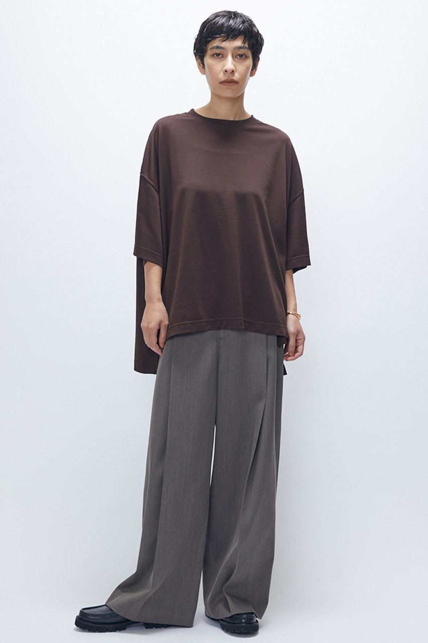 【プルミエ アロンディスモン/1er Arrondissement】の【WEB限定】〈COGTHEBIGSMOKE〉DELTA Tシャツ 人気、トレンドファッション・服の通販 founy(ファニー) 　ファッション　Fashion　レディースファッション　Fashion for Women　トップス・カットソー　Cut & Sew Tops　シャツ・ブラウス・オフィスカジュアル　Elegant Blouses & Button-Ups　ロングTシャツ・Tシャツ　Longline T-Shirts & Tees　カットソー・ベーシックTシャツ　Cut-and-Sewn Tops / Stretch Tees & Basics　コレクション　Collection, Seasonal Line　ショート　Short, Short Length　シンプル　Simple, Minimal　スリット　Slit, Slit Detail　スリーブ　Sleeve, Long Sleeve / Short Sleeve　トレンド　Trend, Trending Now　バランス　Balance, Style Balance　パターン　Pattern, Design Print　リアル　Real, Realistic　ロンドン　London Style, British Inspired　人気　Popular, Best Seller　新作・新入荷　New Arrivals / New In　other-4|ID: prp329100004729694 ipo3291000000034167633