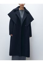 【プルミエ アロンディスモン/1er Arrondissement】のTOPダブルビーバーステンカラーコート(スカーフ付) ブラック|ID: prp329100004729696 ipo3291000000034167641