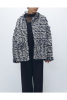 【プルミエ アロンディスモン/1er Arrondissement】のツイードコート 人気、トレンドファッション・服の通販 founy(ファニー) ファッション Fashion レディースファッション Fashion for Women アウター Coat / Outerwear Collection コート・ロングコート・ピーコート Long Coats, Peacoats & More エレガント 上品 Elegant ショート Short, Short Length ツイード Twill, Twill Weave フランス France, French フリンジ Fringe, Tassel ポケット Pocket, Pocket Detail リュクス Luxury, Elegant, High-End, Chic 新作・新入荷 New Arrivals / New In |ID:prp329100004729697