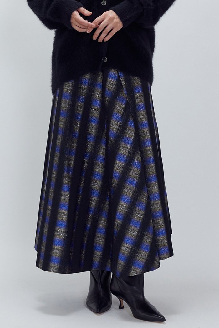 【プルミエ アロンディスモン/1er Arrondissement】のオンブレーチェックアシメフレアースカート インテリア・キッズ・メンズ・レディースファッション・服の通販 founy(ファニー) https://founy.com/ ファッション Fashion レディースファッション Fashion for Women スカート Skirts ロングスカート Long Skirts / Maxi & Midi Skirts アシンメトリー Asymmetrical Style チェック Check, Plaid, Tartan フォルム Silhouette, Form ロング Long, Long-Length エレガント 上品 Elegant 別注 Limited Edition, Custom Order |ID: prp329100004729699 ipo3291000000036066910