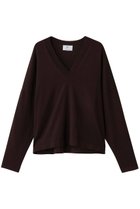 【プルミエ アロンディスモン/1er Arrondissement】のスーパーファインVネックプルオーバー ボルドー系|ID: prp329100004729700 ipo3291000000034167668