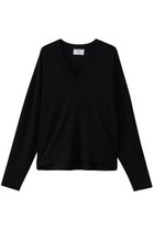【プルミエ アロンディスモン/1er Arrondissement】のスーパーファインVネックプルオーバー ブラック|ID: prp329100004729700 ipo3291000000034167670