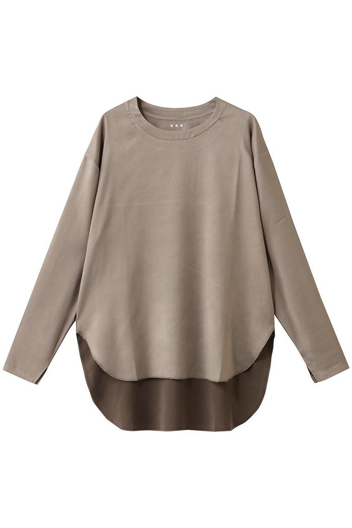 【スリー ドッツ/three dots】のスエードジャージー 長袖Tシャツ インテリア・キッズ・メンズ・レディースファッション・服の通販 founy(ファニー) https://founy.com/ ファッション Fashion レディースファッション Fashion for Women トップス・カットソー Cut & Sew Tops シャツ・ブラウス・オフィスカジュアル Elegant Blouses & Button-Ups ロングTシャツ・Tシャツ Longline T-Shirts & Tees カットソー・ベーシックTシャツ Cut-and-Sewn Tops / Stretch Tees & Basics おすすめ Recommended / Our Picks なめらか Smooth, Silky Texture カットソー Cut and Sewn Top スリーブ Sleeve, Long Sleeve / Short Sleeve プリーツ Pleats, Pleated ロング Long, Long-Length エレガント 上品 Elegant 新作・新入荷 New Arrivals / New In 長袖 Long Sleeve, Full Sleeve |ID: prp329100004729704 ipo3291000000034167691