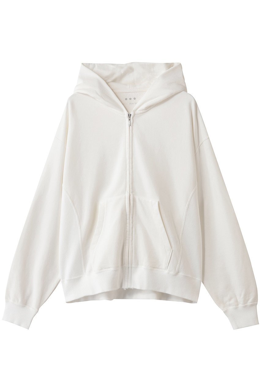 【スリー ドッツ/three dots】のピグメントダイ ジップアップフーディ インテリア・キッズ・メンズ・レディースファッション・服の通販 founy(ファニー) 　ファッション　Fashion　レディースファッション　Fashion for Women　トップス・カットソー　Cut & Sew Tops　シャツ・ブラウス・オフィスカジュアル　Elegant Blouses & Button-Ups　レディースパーカー・カジュアルフーディー　Casual Hoodies & Sweatshirts　ロングTシャツ・Tシャツ　Longline T-Shirts & Tees　スウェット・クルーネックトップス　Sweatshirts & Crewnecks / Relaxed Fit Sweat Tops　カットソー・ベーシックTシャツ　Cut-and-Sewn Tops / Stretch Tees & Basics　シンプル　Simple, Minimal　トレンド　Trend, Trending Now　新作・新入荷　New Arrivals / New In　オフホワイト|ID: prp329100004729706 ipo3291000000034167706