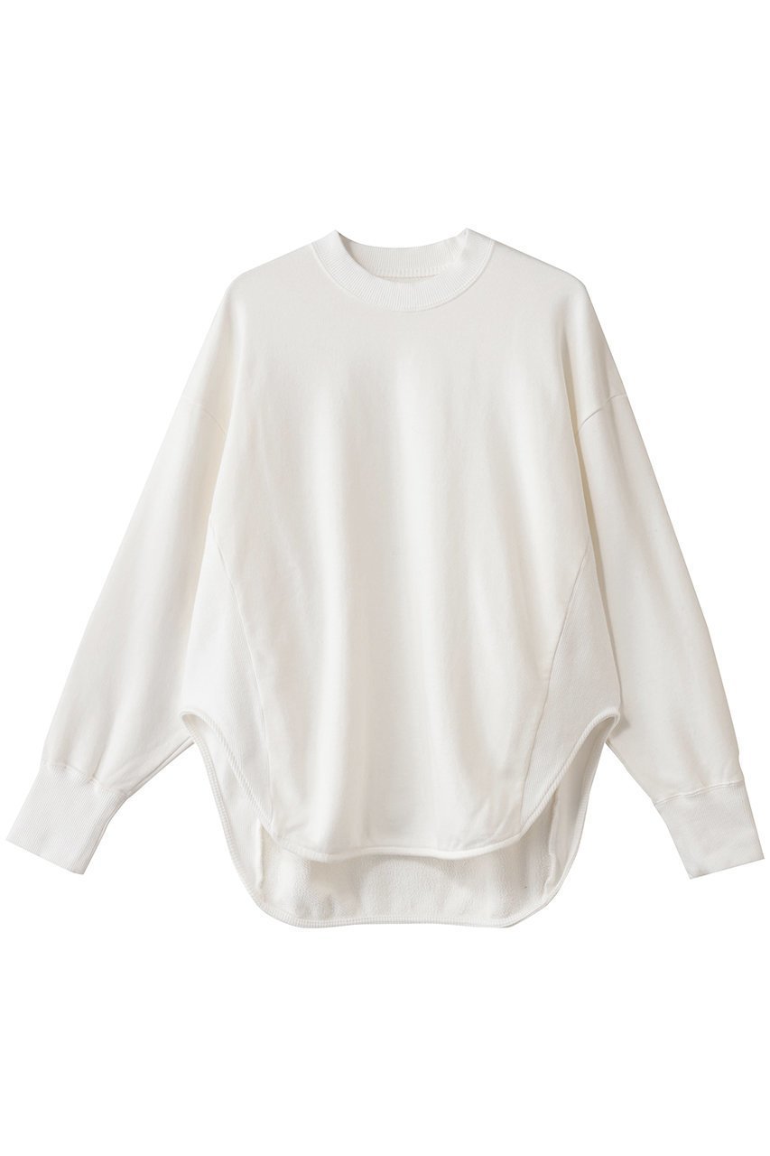 【スリー ドッツ/three dots】のピグメントダイ スウェット インテリア・キッズ・メンズ・レディースファッション・服の通販 founy(ファニー) 　ファッション　Fashion　レディースファッション　Fashion for Women　トップス・カットソー　Cut & Sew Tops　シャツ・ブラウス・オフィスカジュアル　Elegant Blouses & Button-Ups　レディースパーカー・カジュアルフーディー　Casual Hoodies & Sweatshirts　ロングTシャツ・Tシャツ　Longline T-Shirts & Tees　スウェット・クルーネックトップス　Sweatshirts & Crewnecks / Relaxed Fit Sweat Tops　カットソー・ベーシックTシャツ　Cut-and-Sewn Tops / Stretch Tees & Basics　おすすめ　Recommended / Our Picks　シンプル　Simple, Minimal　スウェット / スエット　Sweatshirt, Sweatwear　デニム　Denim, Jeans Material　フェミニン　Feminine, Girly　フォルム　Silhouette, Form　ボトム　Bottoms, Lower Wear　オフホワイト|ID: prp329100004729708 ipo3291000000035835228