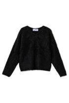 【スリー ドッツ/three dots】のファーカシミヤ プルオーバー ブラック|ID: prp329100004729710 ipo3291000000034167735