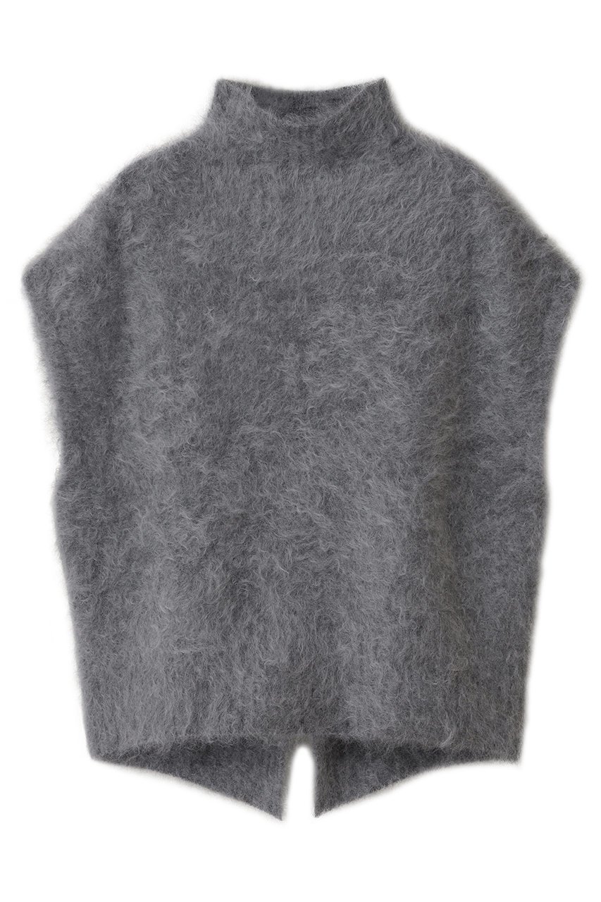 【スリー ドッツ/three dots】のファーカシミヤ ベスト インテリア・キッズ・メンズ・レディースファッション・服の通販 founy(ファニー) 　ファッション　Fashion　レディースファッション　Fashion for Women　トップス・カットソー　Cut & Sew Tops　ニット　Knit Tops & Sweaters　ベスト&ジレ / 重ね着スタイル　Vests & Gilets　カジュアルプルオーバー・ニットトップス　Pullovers & Knit Tops / Casual Pullovers　インナー　Innerwear　カットソー　Cut and Sewn Top　ジャケット　Jacket, Outerwear　ハイネック　High Neck, Mock Neck　バランス　Balance, Style Balance　フォルム　Silhouette, Form　ベスト　Vest, Waistcoat　ラグジュアリー　Luxury, Elegant　新作・新入荷　New Arrivals / New In　グレー|ID: prp329100004729712 ipo3291000000034167747