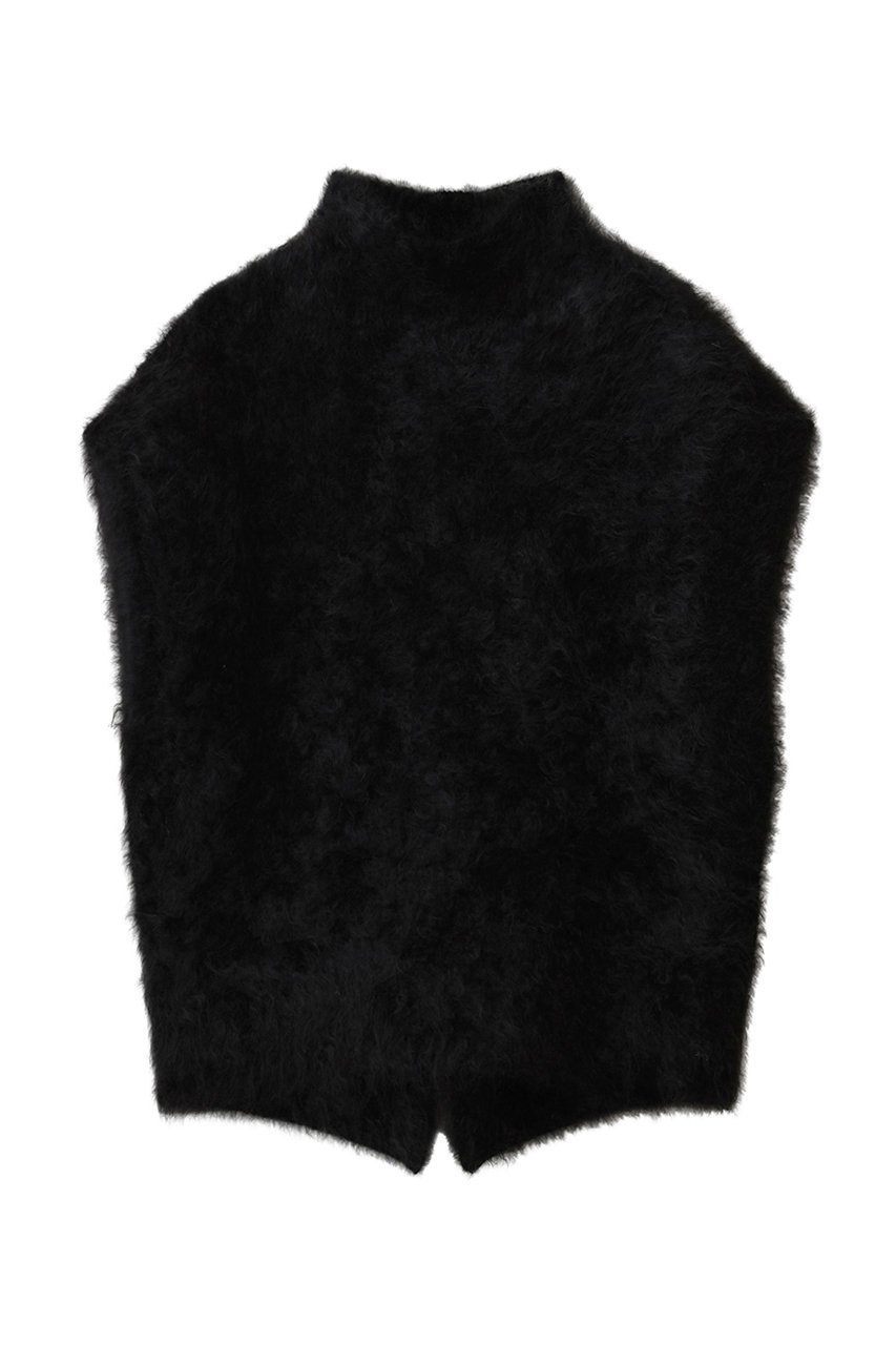 【スリー ドッツ/three dots】のファーカシミヤ ベスト インテリア・キッズ・メンズ・レディースファッション・服の通販 founy(ファニー) 　ファッション　Fashion　レディースファッション　Fashion for Women　トップス・カットソー　Cut & Sew Tops　ニット　Knit Tops & Sweaters　ベスト&ジレ / 重ね着スタイル　Vests & Gilets　カジュアルプルオーバー・ニットトップス　Pullovers & Knit Tops / Casual Pullovers　インナー　Innerwear　カットソー　Cut and Sewn Top　ジャケット　Jacket, Outerwear　ハイネック　High Neck, Mock Neck　バランス　Balance, Style Balance　フォルム　Silhouette, Form　ベスト　Vest, Waistcoat　ラグジュアリー　Luxury, Elegant　再入荷　Restock / Back in Stock　ブラック|ID: prp329100004729712 ipo3291000000034525587