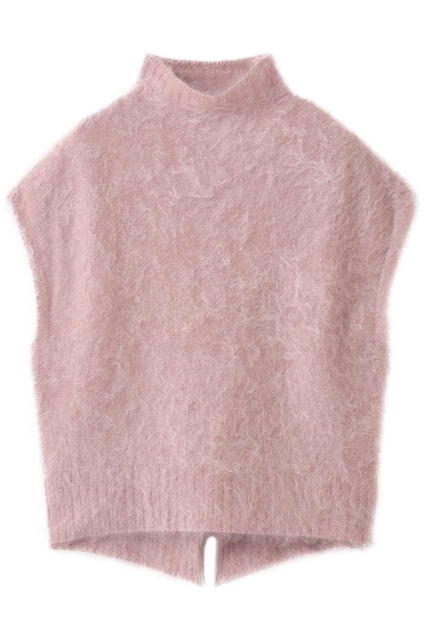 【スリー ドッツ/three dots】のファーカシミヤ ベスト インテリア・キッズ・メンズ・レディースファッション・服の通販 founy(ファニー) ファッション Fashion レディースファッション Fashion for Women トップス・カットソー Cut & Sew Tops ニット Knit Tops & Sweaters ベスト&ジレ / 重ね着スタイル Vests & Gilets カジュアルプルオーバー・ニットトップス Pullovers & Knit Tops / Casual Pullovers インナー Innerwear カットソー Cut and Sewn Top ジャケット Jacket, Outerwear ハイネック High Neck, Mock Neck バランス Balance, Style Balance フォルム Silhouette, Form ベスト Vest, Waistcoat ラグジュアリー Luxury, Elegant ヌードピンク|ID: prp329100004729712 ipo3291000000035389016