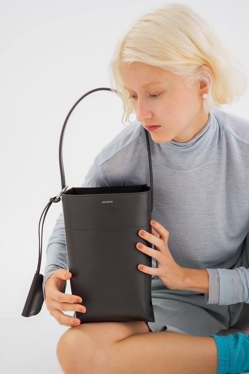 【スタニングルアー/STUNNING LURE】の【ORSETTO】スクウェアバッグ 人気、トレンドファッション・服の通販 founy(ファニー) 　ファッション　Fashion　レディースファッション　Fashion for Women　バッグ　Bags　なめらか　Smooth, Silky Texture　シンプル　Simple, Minimal　フォルム　Silhouette, Form　モダン　Modern, Contemporary　other-6|ID: prp329100004729715 ipo3291000000034241788