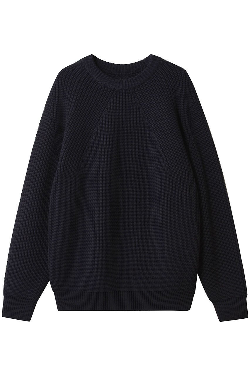 【バトナー/BATONER / MEN】の【MEN】シグネチャー クルー ネック インテリア・キッズ・メンズ・レディースファッション・服の通販 founy(ファニー) 　ファッション　Fashion　メンズファッション　Fashion for Men　トップス・カットソー　Cut & Sew Tops　ニット・セーター / 定番トップス　Knit Tops & Sweaters　定番　Standard, Basic Item　新作・新入荷　New Arrivals / New In　A/W・秋冬　Autumn/Winter　ネイビー|ID: prp329100004729728 ipo3291000000034167848