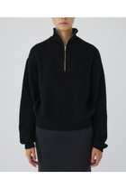 【リムアーク/RIM.ARK】のZip up over knit/ニット ブラック|ID: prp329100004729730 ipo3291000000034167856