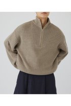 【リムアーク/RIM.ARK】のZip up over knit/ニット ベージュ|ID: prp329100004729730 ipo3291000000034167859