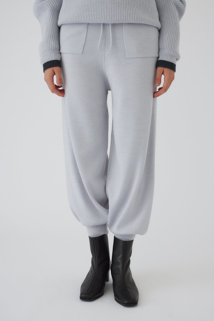 【リムアーク/RIM.ARK】の4type knit PT/パンツ インテリア・キッズ・メンズ・レディースファッション・服の通販 founy(ファニー) 　ファッション　Fashion　レディースファッション　Fashion for Women　パンツ　Pants & Trousers　おすすめ　Recommended / Our Picks　スタイリッシュ　Stylish, Fashionable　バランス　Balance, Style Balance　人気　Popular, Best Seller　旅行　Travel　ライトグレー|ID: prp329100004729731 ipo3291000000035501019