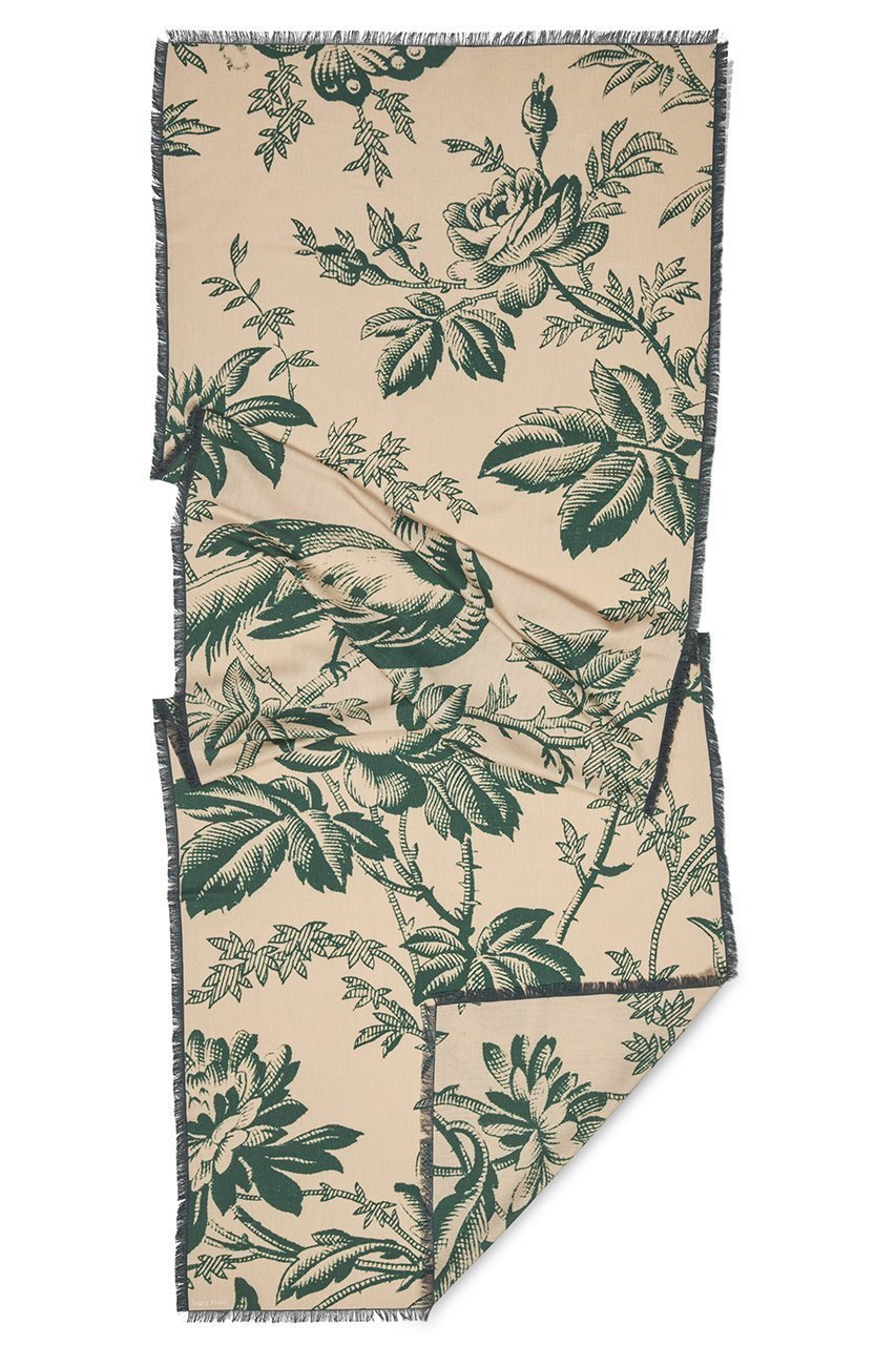 【タピス ノワール/Tapis Noir】のLong スカーフ インテリア・キッズ・メンズ・レディースファッション・服の通販 founy(ファニー) 　ファッション　Fashion　レディースファッション　Fashion for Women　ストール　Soft & Warm Scarves　マフラー・スヌード / 冬小物の定番　Scarves & Mufflers　エレガント 上品　Elegant　シルク　Silk, 100% Silk　スカーフ　Scarf, Neckwear　ストール　Stole, Wrap　フランス　France, French　プリント　Print, Printed Pattern　マフラー　Scarf, Muffler　ロング　Long, Long-Length　グリーン(Darlene)|ID: prp329100004729784 ipo3291000000036183562