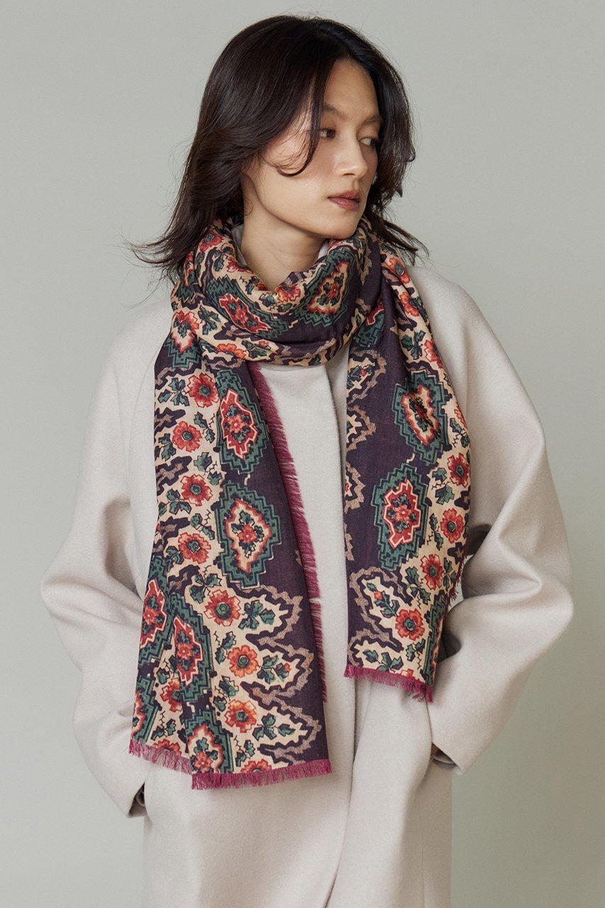 【タピス ノワール/Tapis Noir】のLong スカーフ 人気、トレンドファッション・服の通販 founy(ファニー) 　ファッション　Fashion　レディースファッション　Fashion for Women　ストール　Soft & Warm Scarves　マフラー・スヌード / 冬小物の定番　Scarves & Mufflers　エレガント 上品　Elegant　シルク　Silk, 100% Silk　スカーフ　Scarf, Neckwear　ストール　Stole, Wrap　フランス　France, French　プリント　Print, Printed Pattern　マフラー　Scarf, Muffler　ロング　Long, Long-Length　other-5|ID: prp329100004729784 ipo3291000000036234300