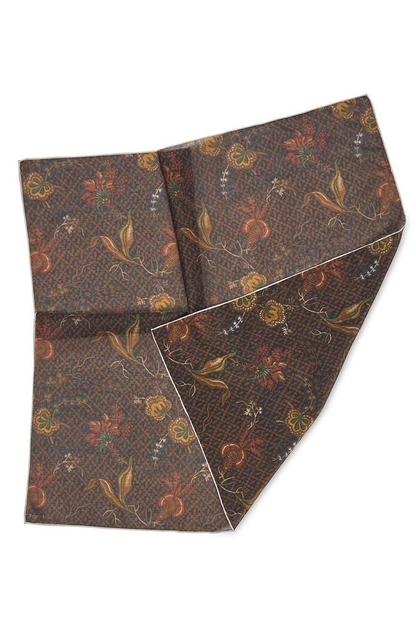 【タピス ノワール/Tapis Noir】のLight スカーフ インテリア・キッズ・メンズ・レディースファッション・服の通販 founy(ファニー) 　ファッション　Fashion　レディースファッション　Fashion for Women　ストール　Soft & Warm Scarves　マフラー・スヌード / 冬小物の定番　Scarves & Mufflers　コンパクト　Compact, Small Size　スカーフ　Scarf, Neckwear　スクエア　Square, Square Shape　ストール　Stole, Wrap　フランス　France, French　プリント　Print, Printed Pattern　ペイズリー　Paisley, Ethnic Pattern　マフラー　Scarf, Muffler　ブラウン(Demi)|ID: prp329100004729785 ipo3291000000036183569