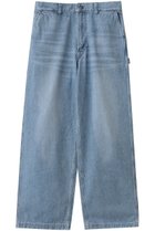 【プルミエ アロンディスモン/1er Arrondissement】の【COUTURE D ADAM】デニムパンツ 人気、トレンドファッション・服の通販 founy(ファニー) ファッション Fashion レディースファッション Fashion for Women パンツ Pants & Trousers デニムパンツ・ジーンズ・美脚デニム Denim Jeans & Pants デニム Denim, Jeans Material ポケット Pocket, Pocket Detail ループ Loop, Loop Knit ワイド Wide, Wide Fit ワーク Workwear, Utility Style 新作・新入荷 New Arrivals / New In thumbnail ブルー|ID: prp329100004731543 ipo3291000000034175496